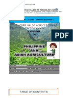 Philippine AND Asian Agriculture: Bachelor in Agricultural Technology
