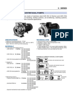 Stainless Steel Centrifugal Pumps: 3 - Series