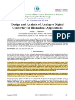 Design and Analysis of Analog To Digital Converter For Biomedical Applications