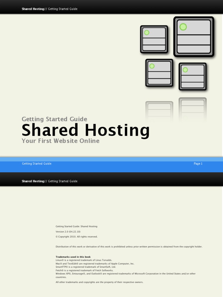 Shared Hosting: Getting Started Guide | PDF | Computers