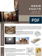 Groin Vaults: Baths of Diocletian