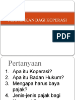 Perpajakan Bagi Koperasi - Umkm - Pengusaha Kecil