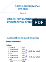 Pekan 1 Dimensi Fundamental Dan Kelompok Tak Berdimensi