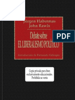 Habermas, Jürgen y John Rawls - Debate Sobre El Liberalismo Político [1995]