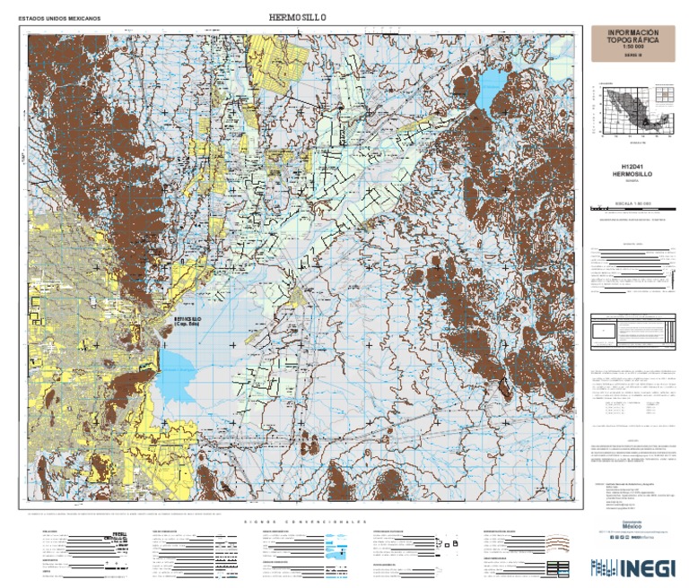 Hermosillo: Información Topográfica | PDF