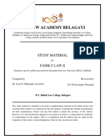 Kle Law Academy Belagavi: Study Material
