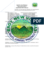 Barangay New Visayas: Republic of The Philippines Province of Davao de Oro Municipality of Maco
