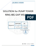 2 - SOLUTION For PUMP TOWER RING BIG GAP WELDING