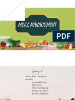 Meal Management