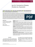 Nursing Diagnosis For Coronavirus Disease COVID19 Disease Identification by Taxonomic Triangulation