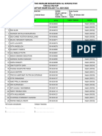 Universitas Muslim Nusantara Al-Washliyah Fakultas Kip: Daftar Hadir Kuliah T.A. 2021/2022