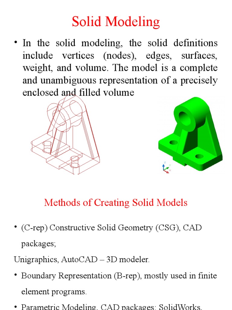 Unit 2 Solid Modeling PDF Computer Science Mathematics