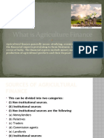 Agriculture Finance