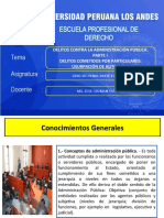 Diapo DPPESP II 2021-2 CLASE 14 DELITO CONTRA LA ADMINISTRACION PUBLICA