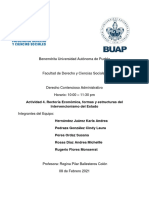 Actividad 4. Rectoría Económica, Formas y Estructuras Del Intervencionismo Del Estado.