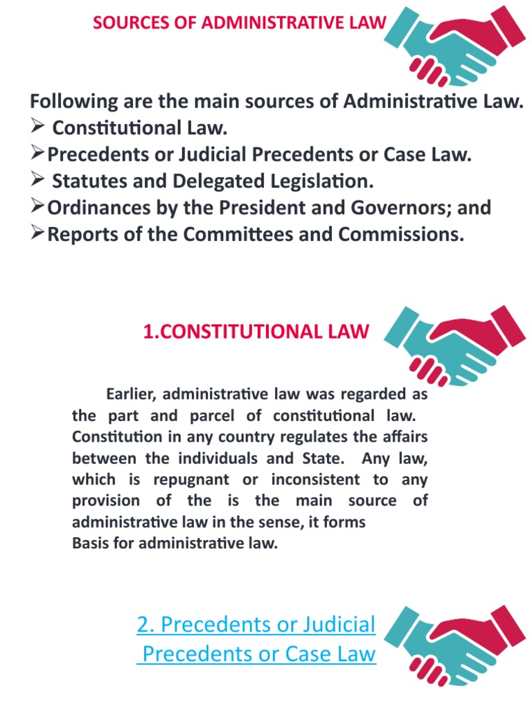 Following Are The Main Sources of Administrative Law | PDF | Social Science