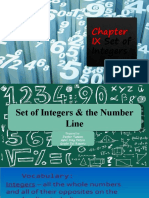 Chapter IX Set of Integers