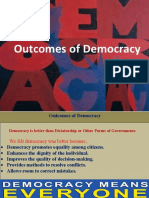 Outcomes of Democracy