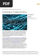 Investing in Cryptocurrency