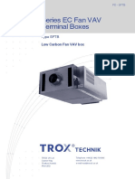 Series EC Fan VAV Terminal Boxes: Type SFTB