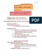 Sixth Meeting Constitutional Law Review