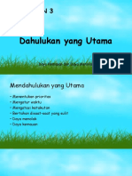 Self Development Dahulukan Yang Utama