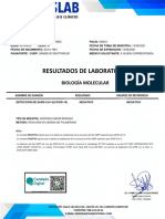 Resultado Prueba PCR - Saul San Juan Martinez