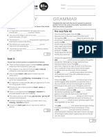 Unit 1 Test A Gold - Exp - B1P - U1 - Lang - Test - A