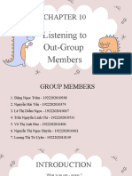 Listening To Out-Group Members