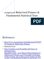 05-Aug-2021 Unit 2 R - Empirical Behavioral Finance Fundamental Statistical Tests 6