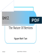 Unit 2.: The Nature of Services