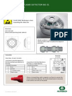 Autroflame Ir-Flame Detector Bg-21: Avoid Static Discharges When Mounting The Detector