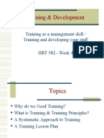 Training Development 382