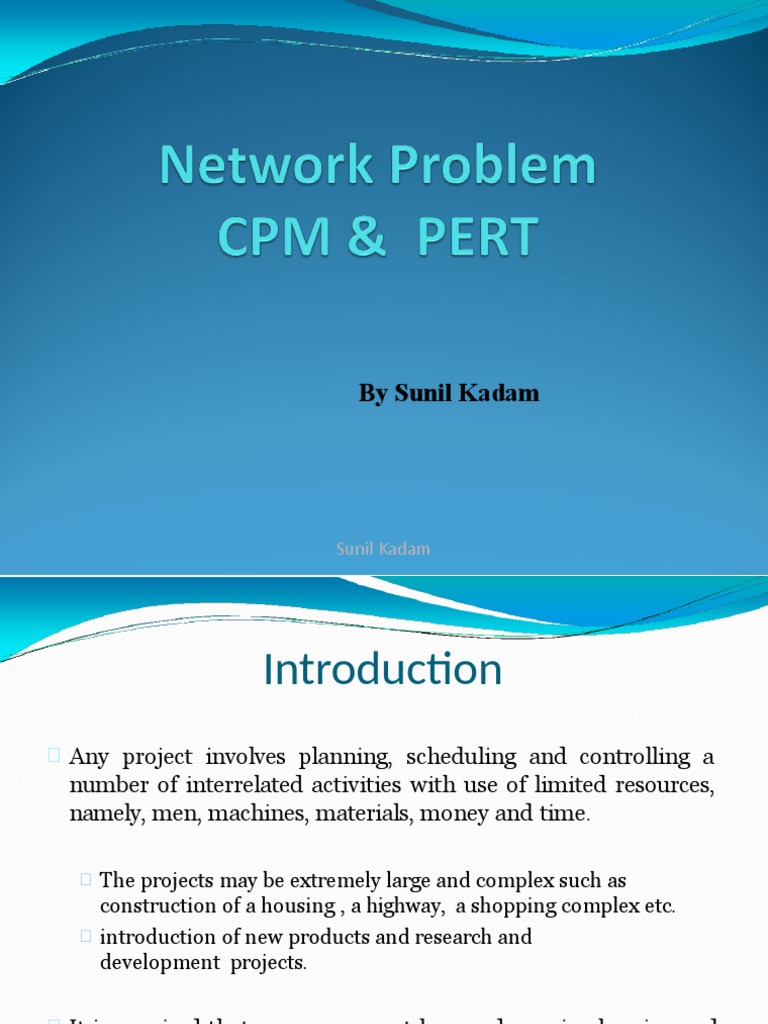PERT and CPM Project Management Guide | PDF | Applied Mathematics