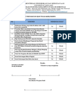 Cek List Persyaratan Ujian Skripsi 2