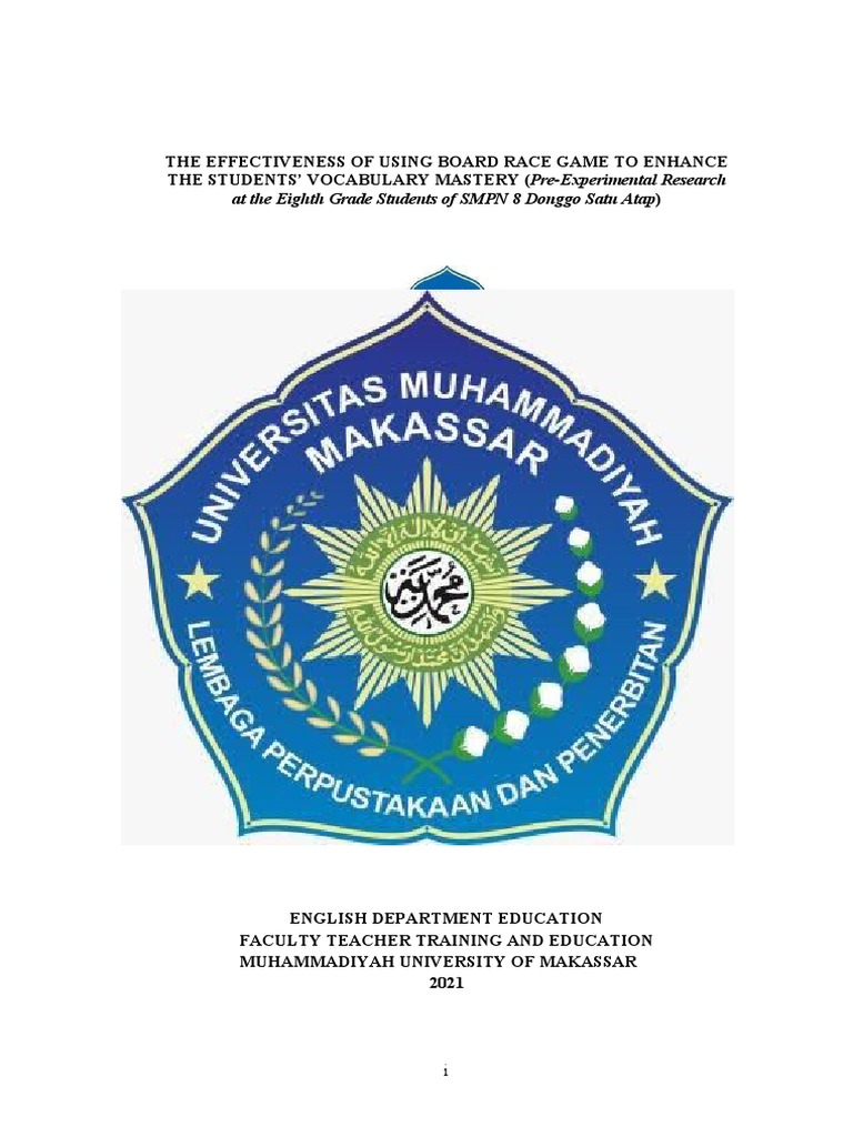 Efektivitas Board Race Game dalam Kosakata | PDF