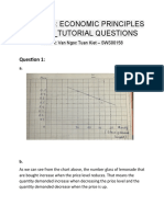 Eco10004: Economic Principles Week 3 - Tutorial Questions