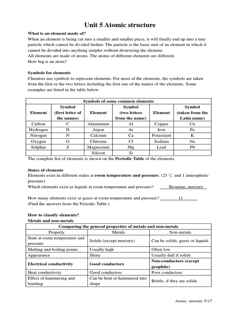 Understanding Atomic Structure and Elements | PDF | Chemical Elements ...