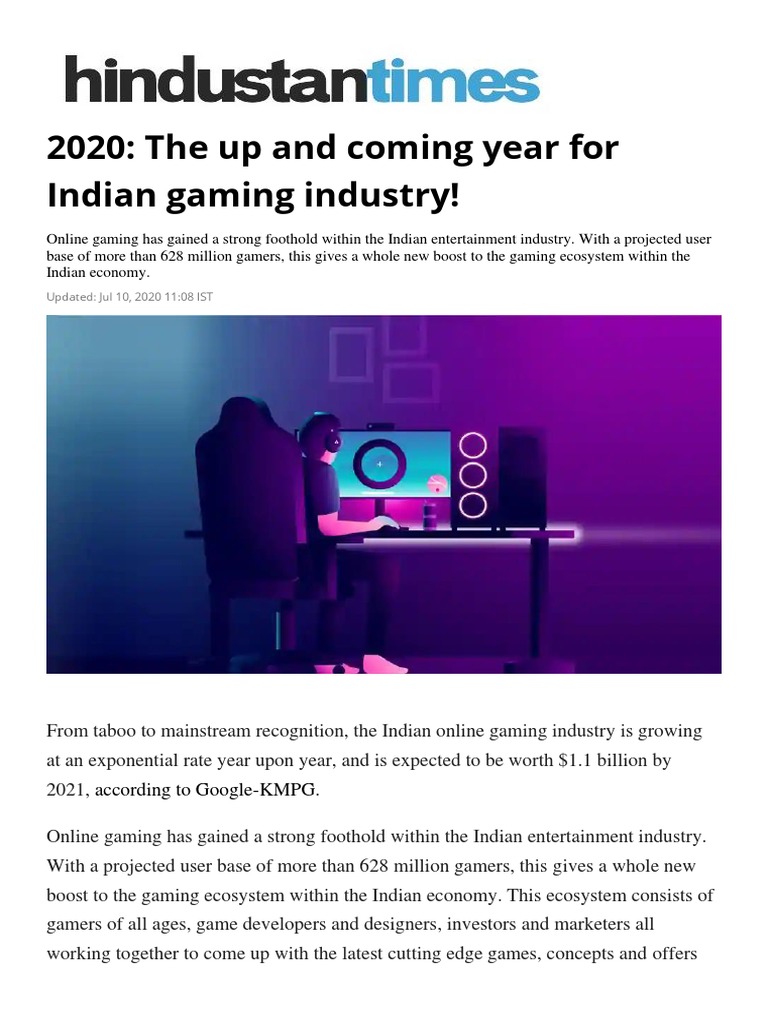 Indian Gaming Industry Report | PDF | Gambling | Mobile App