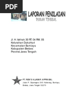 Laporan Penilaian Rumah Tinggal Bapak Syafruddin Mualla