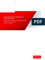 Oracle Warehouse Management Basic Setup Labs: Rules Setup - Setup Task Type Assignment Rule E-Business Suite R12.2.6