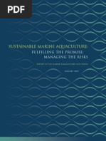 Sustainable Marine Aquaculture
