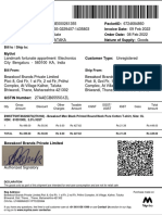 Bill To / Ship To:: Qty Gross Amount Discount Other Charges Taxable Amount CGST SGST/ Ugst Igst Cess Total Amount