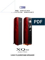 KEF XQ30MH Floor Standing Speaker (Khaya Mahogany)
