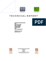 Ground Condition Report