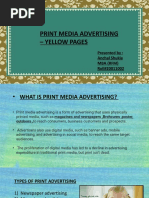 Print Media Advertising - Yellow Pages