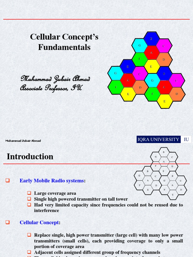 Cellular Concept and Frequency Reuse | PDF
