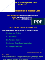 CH 2. Ethical Issues in Health Care