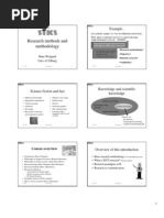 Research Methods and Methology