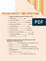 Present Perfect Time Expressions - 94394